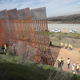 The actual border wall, in a photo taken in Tijuana, Mexico, in January of 2019.